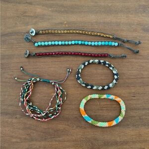 Colorful Beaded Bracelet Set of 6